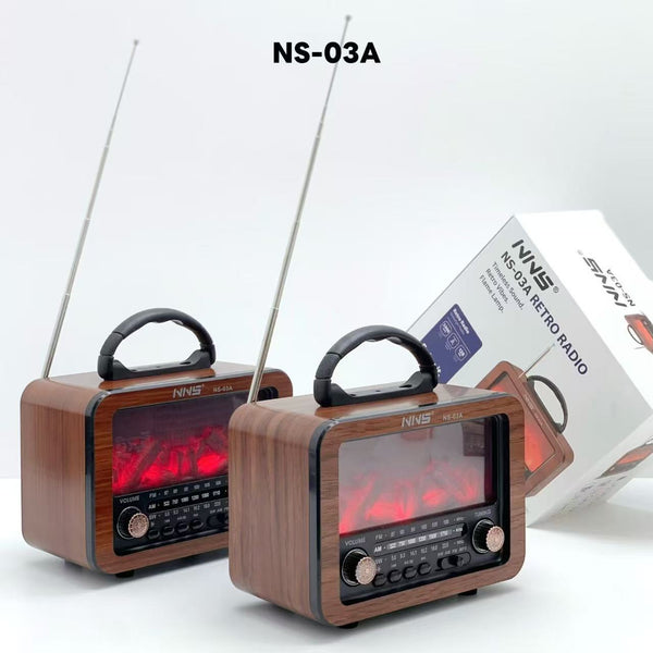 Radio FM Bluetooth sa efektom plamena NS-03A