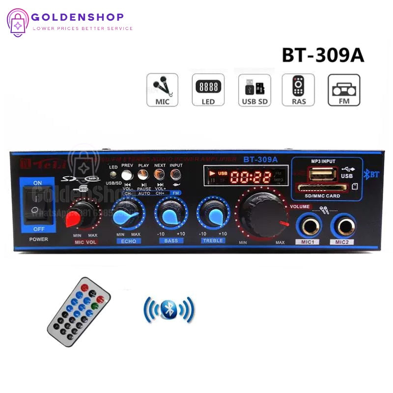 Bluetooth pojačivač BT-309A-A pojacalo digitalni plejer