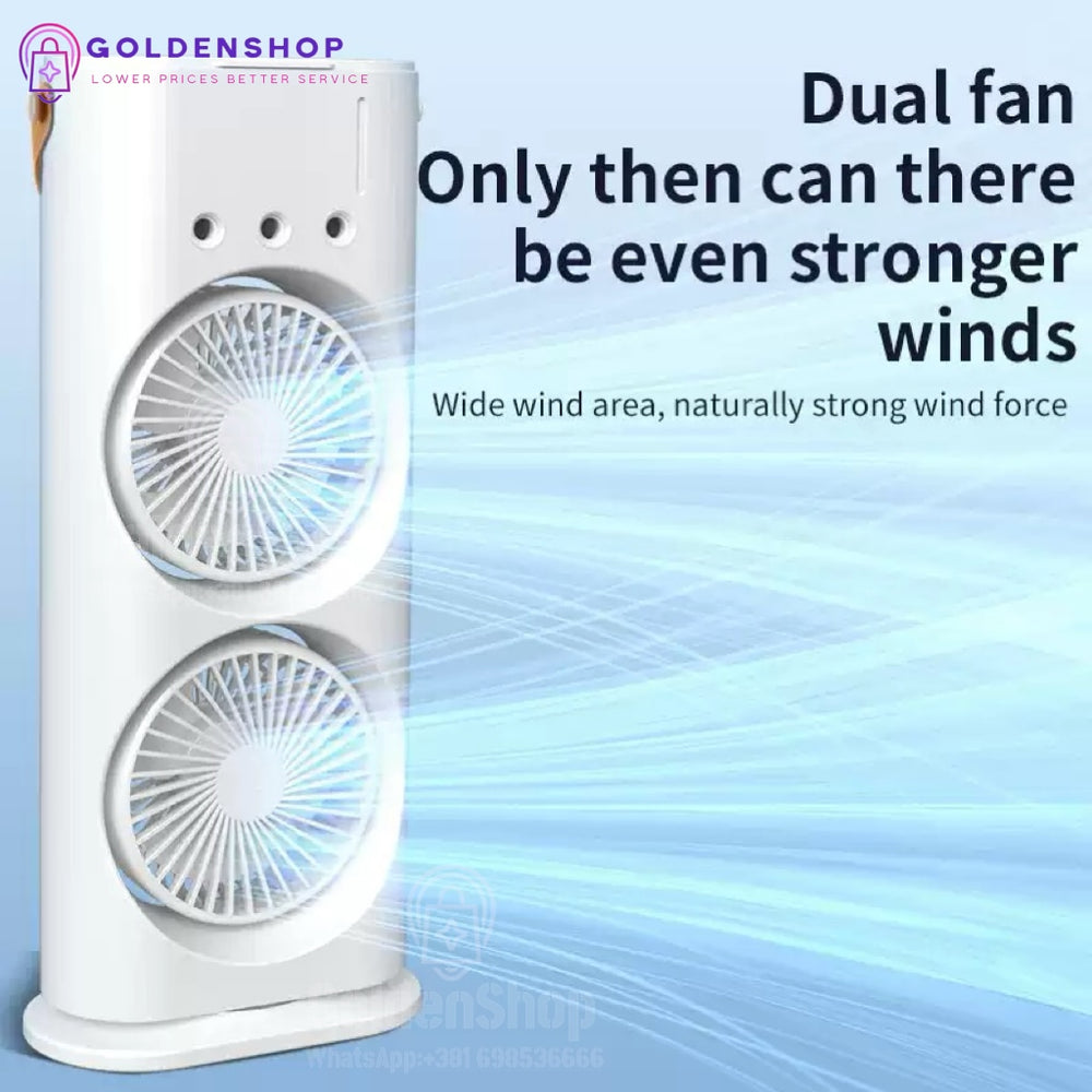 LED klima sa dva ventilatora i ovlaživačem vazduha