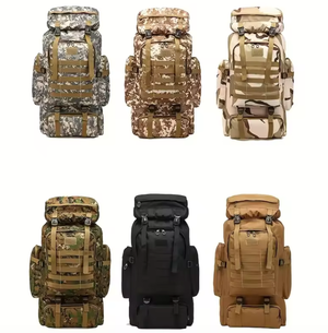 Taktički Army Ranac 70L – Vojni Ranac Velikog Kapaciteta Crna i maskirna