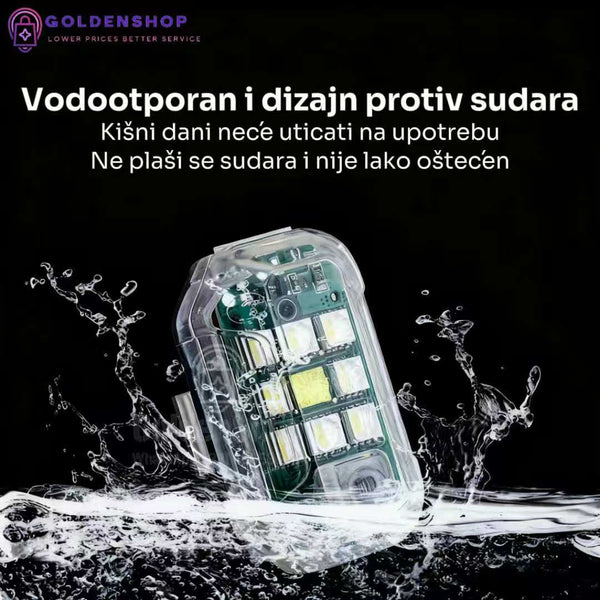 Bezicna LED Strob Avionska Svetla sa Daljinskim TOP 2025