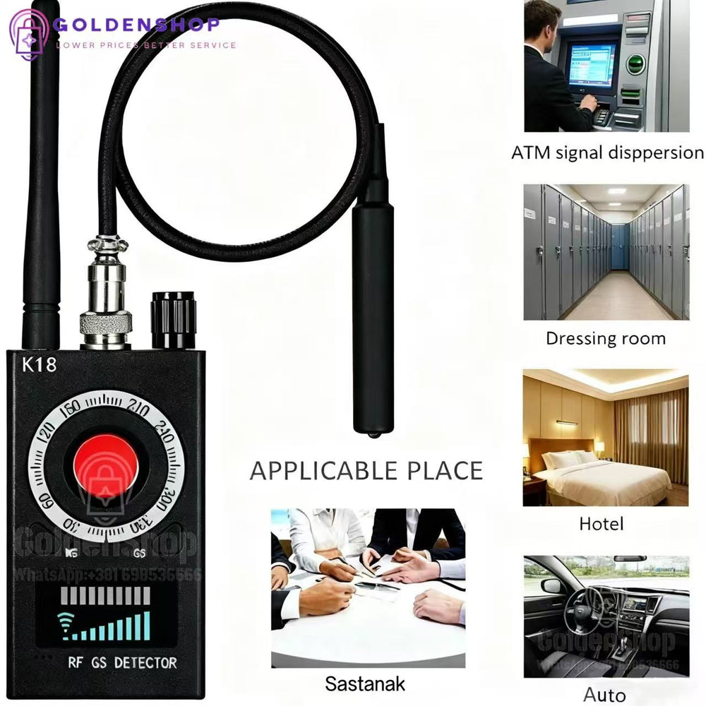 Detektor GPS, GSM signala prisluskivaca, bubica, kamera K18