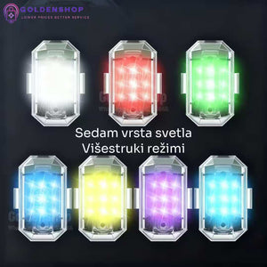 Bezicna LED Strob Avionska Svetla sa Daljinskim TOP 2025