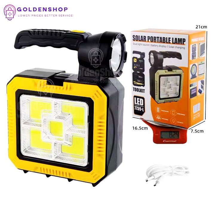 Solarna prenosna lampa sa setom alata COB 7739