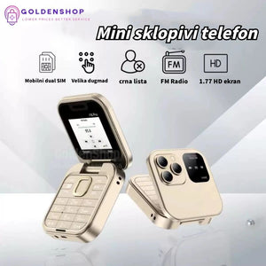 Mini mobilni telefon na preklop i16 Pro