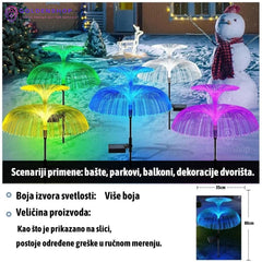 Solarna LED Dekoracija "Meduza" - RGB Menjanje Boja