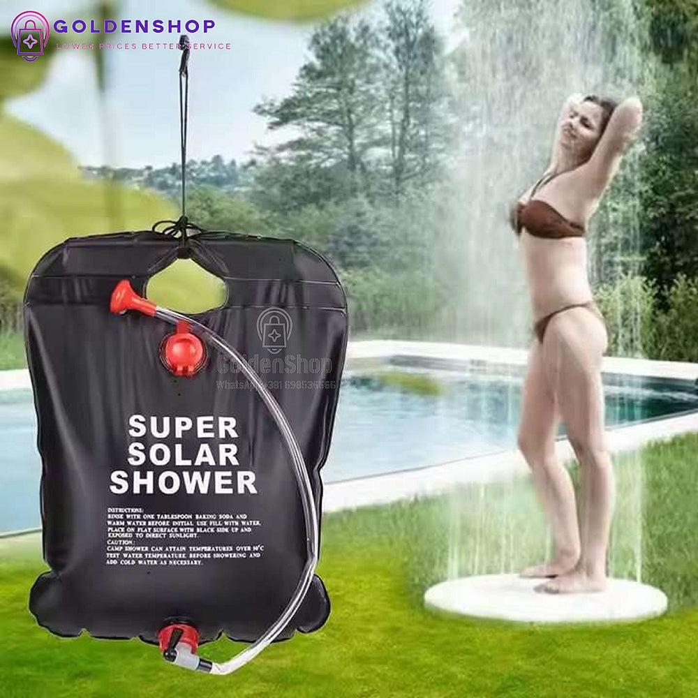 Solarni tuš za kampovanje Prenosivi solarni tus