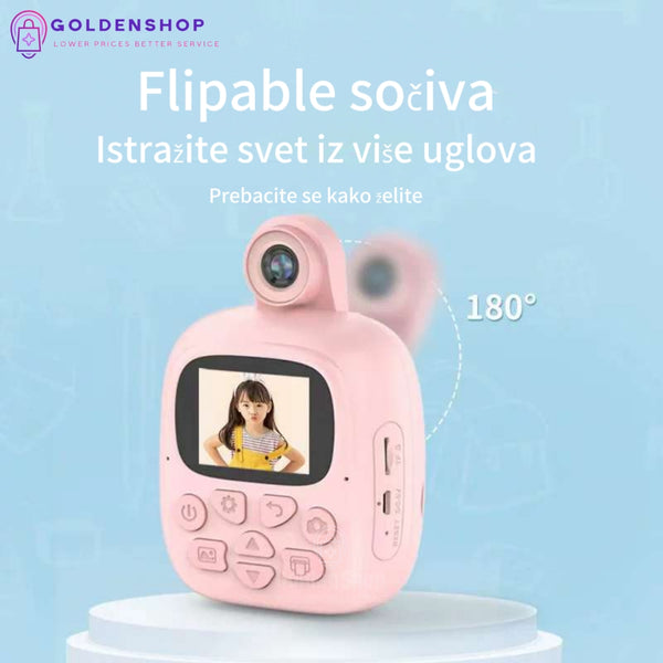 Digitalni fotoaparat za decu Štampač fotoaparat Foto