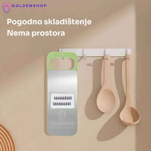Višenamenski secko za povrće sa 7 nastavaka – Kuhinjski rendalica / Poklon za domaćinstvo