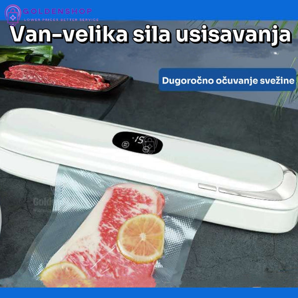 Vakuumska Mašina za Hranu Dvostruki Režim, Snažan Vakum