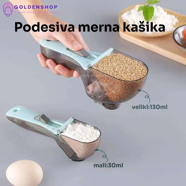Set podesivih preciznih mernih kasika za merenje