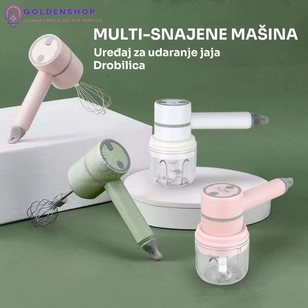Multifunkcionalni bežični 3u1 secko mikser mutilica