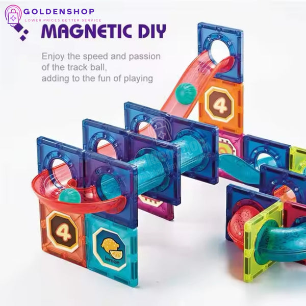 Magnetne DIY staze sa lopticama  na kreativna igračka, poklon za decu
