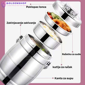Termalna kutija za ručak od nerđajućeg čelika 0.7L