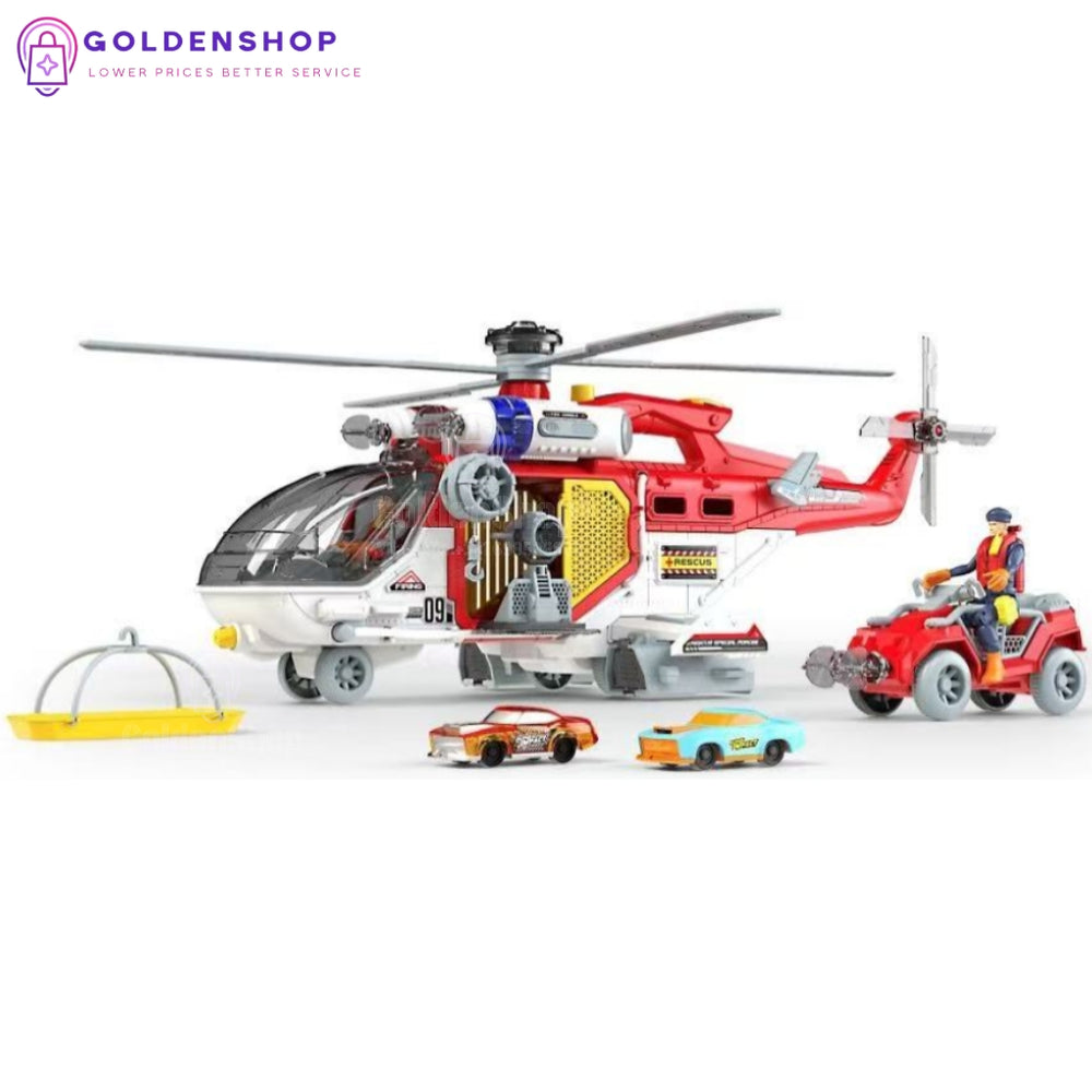 Helikopter Igračka - Višenamenski Spasilački Helikopter za Decu