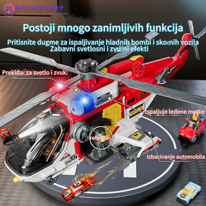 Helikopter Igračka - Višenamenski Spasilački Helikopter za Decu