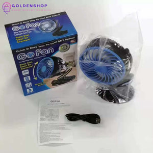 Prenosivi ventilator sa štipaljkom sa USB kablom