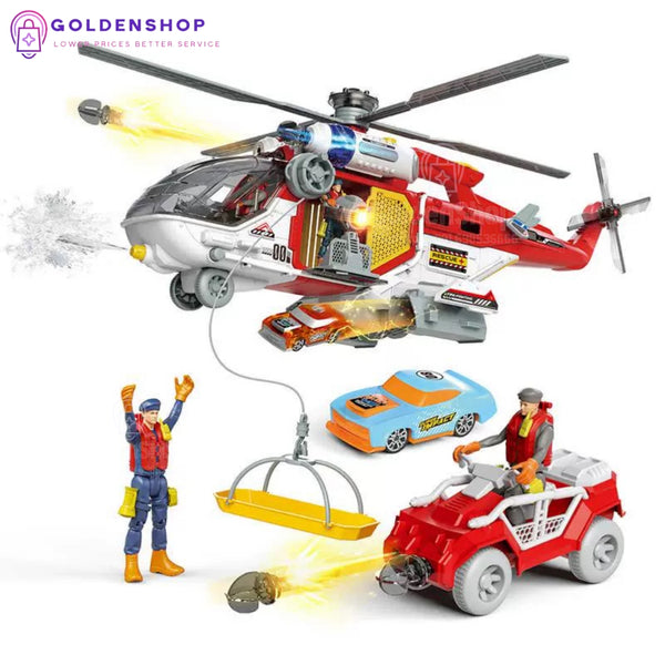 Helikopter Igračka - Višenamenski Spasilački Helikopter za Decu