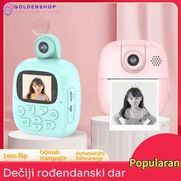 Digitalni fotoaparat za decu Štampač fotoaparat Foto